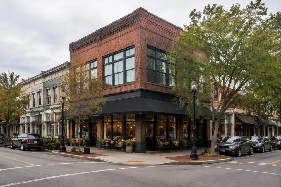 Photorealistic editorial interpretation illustrating Living in Concord in the Concord area
