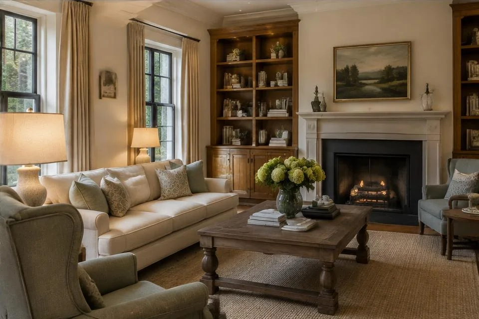 Photorealistic editorial interpretation illustrating Living in Concord in the Concord area