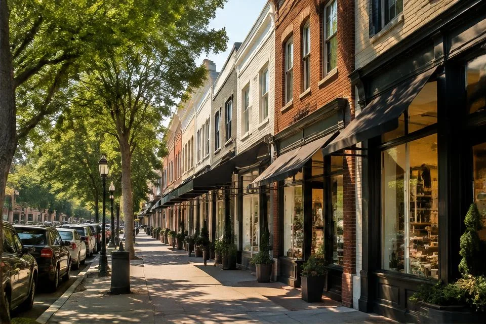 Photorealistic editorial interpretation illustrating Living in Concord in the Concord area