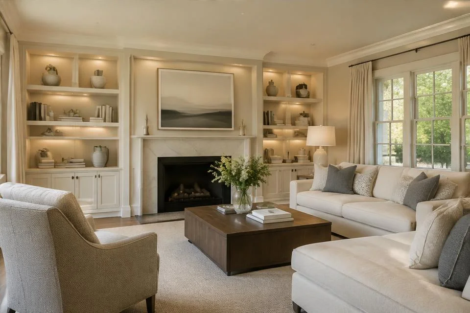 Photorealistic editorial interpretation illustrating Buying a Home in Concord in the Concord area
