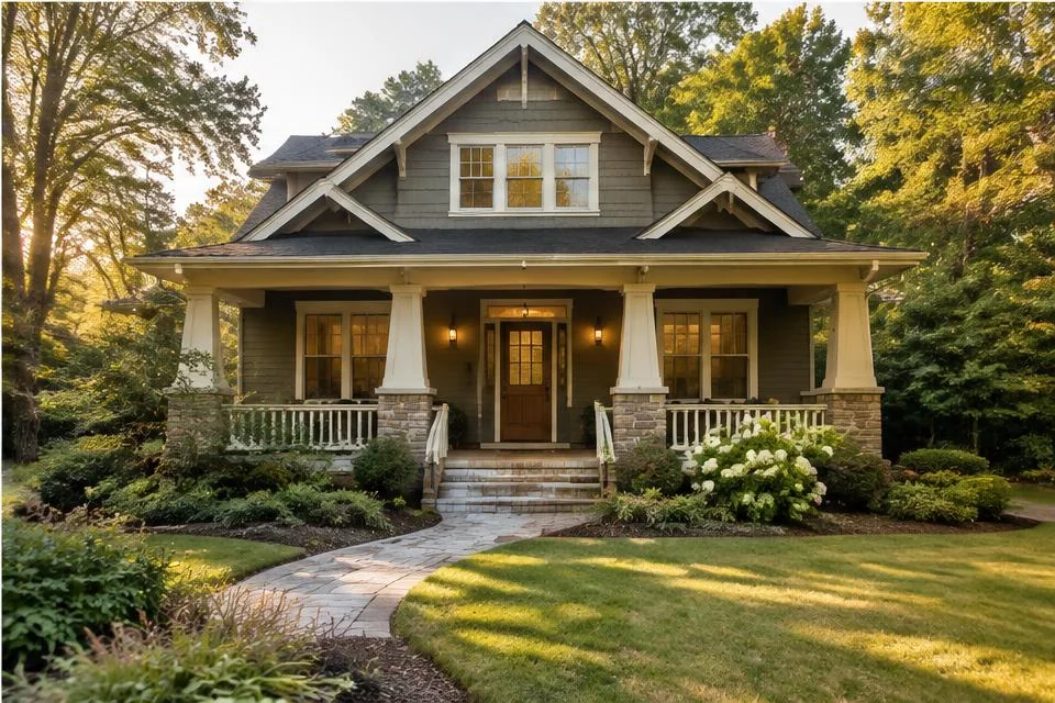 Photorealistic editorial interpretation illustrating Buying a Home in Concord in the Concord area