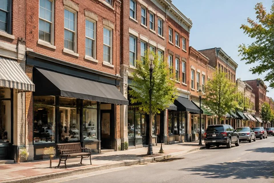 Photorealistic editorial interpretation illustrating Concord Real Estate in the Concord area