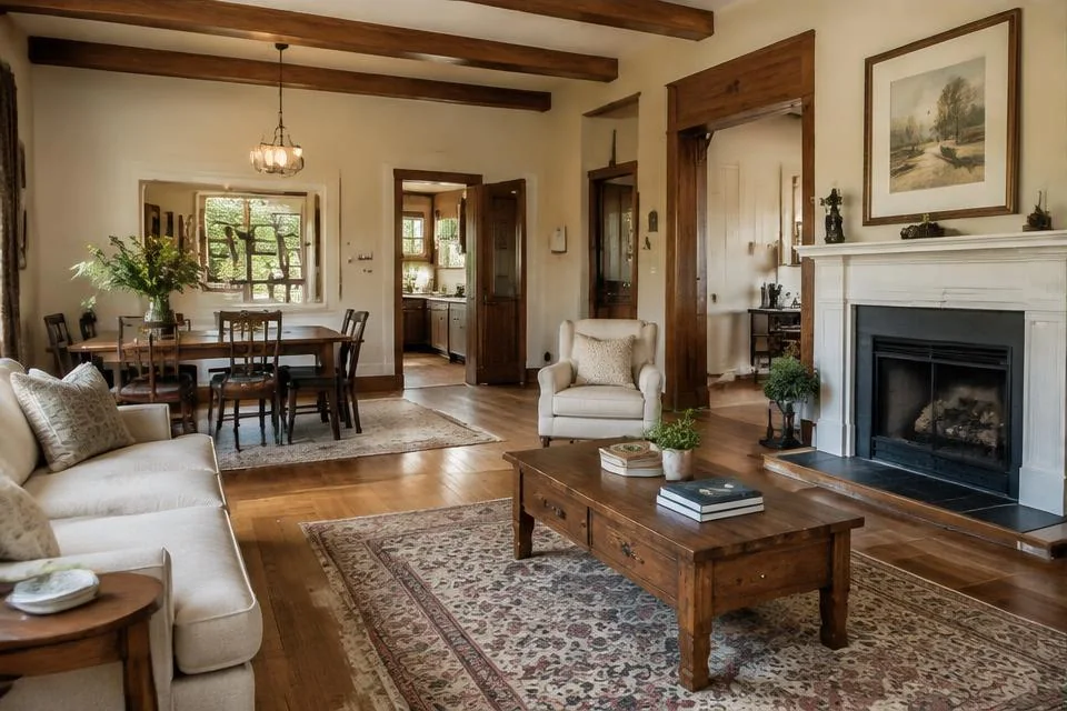 Photorealistic editorial interpretation illustrating Living in Concord in the Concord area