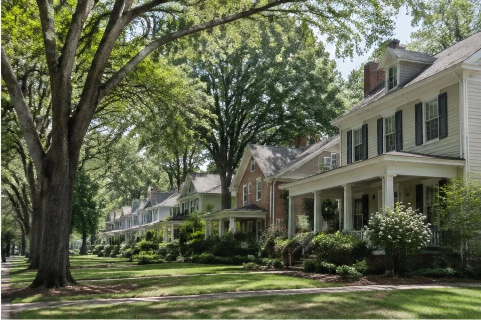 Photorealistic editorial interpretation illustrating Concord Real Estate in the Concord area